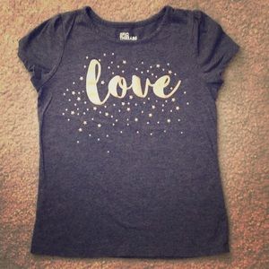 Girls Epic Threads size 6X Gray graphic t-shirt